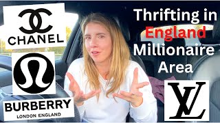 DESIGNER Thrift Shopping in England | Second Hand | MOST EXPENSIVE AREA