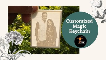 Lithophane keychain I Customized Magic Keychain I 3D Printed Keychain