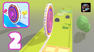 Rolly Paper - Toilet Paper Line | 3D Rolling Game -  Gameplay | All Levels