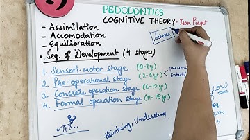 piaget cognitive development theory I dental lectures