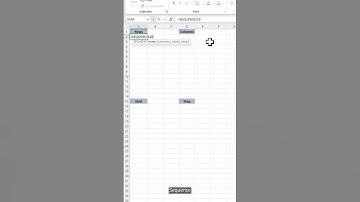 Create A Numbered List With SEQUENCE  #excel #exceltips #excelformulaforjobinterview #excelmastery