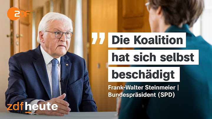 ZDF-Sommerinterview mit Bundespräsident Steinmeier