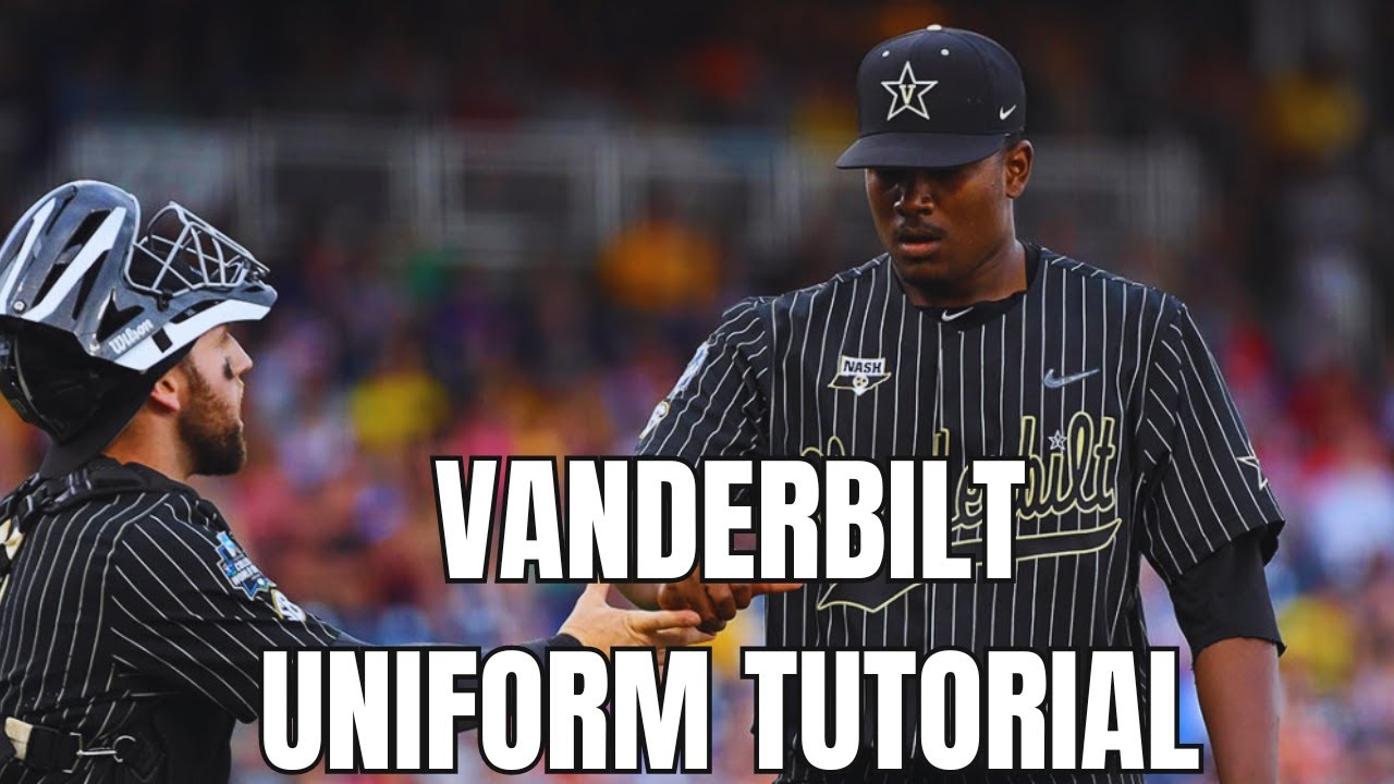 Vanderbilt Uniform Tutorial in MLB The Show 21 