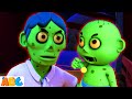 Johny Johny Yes Papa Spooky in Zombieland | 3D Halloween Songs for Kids by @AllBabiesChannel