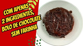 COM APENAS 2 INGREDIENTES, UM BOLO DE CHOCOLATE SEM FARINHA | HOW TO MAKE NO FLOUR CHOCOLATE CAKE