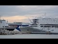 Evening at port of Tallinn