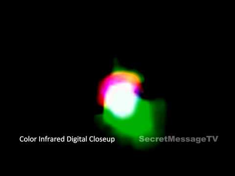 Mount Pleasant UFO leaves colorful trail in daylight infrared video