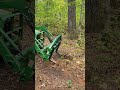 John Deere 3025e Removing Stumps