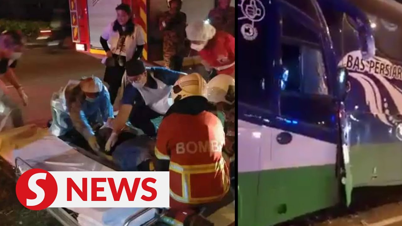 15 injured in bus crash in KK