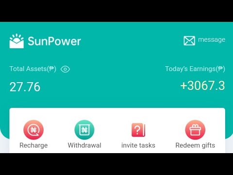 SUNPOWER APP | SUNPOWER PROOF OF WIDRAWAL | SUNPOWER LEGIT 100%