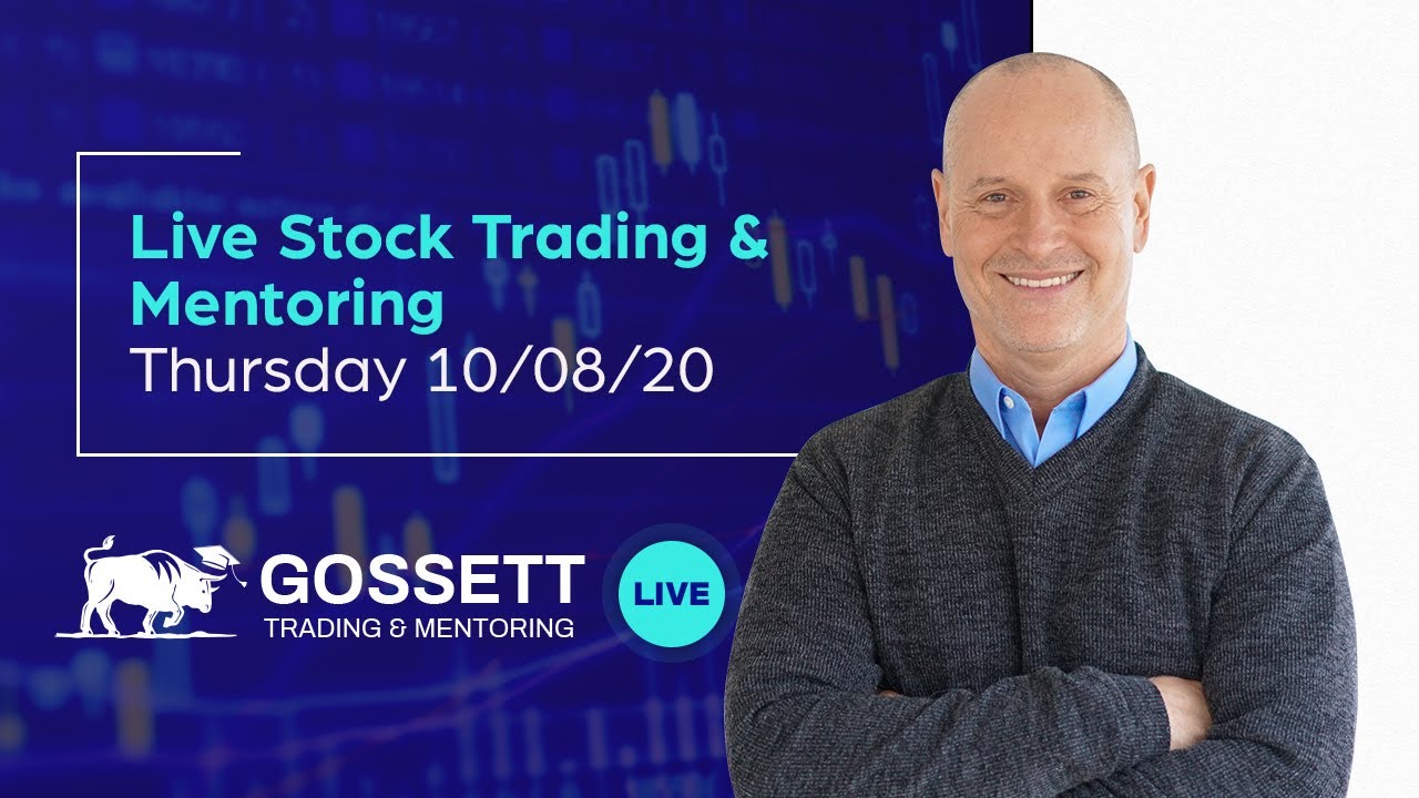 Live Stock Trading & Mentoring - Thursday 10/8/20 - During the last hour of the US Stock Market