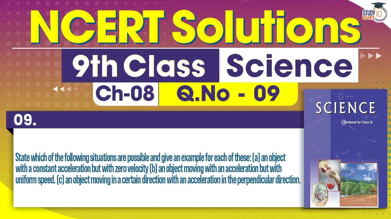 NCERT Solutions Class 9 Science Chapter 8 Question No. 9 | Motion - YouTube