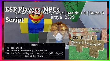 🔥 ESP Universal Script | Player & NPC [2 Script]