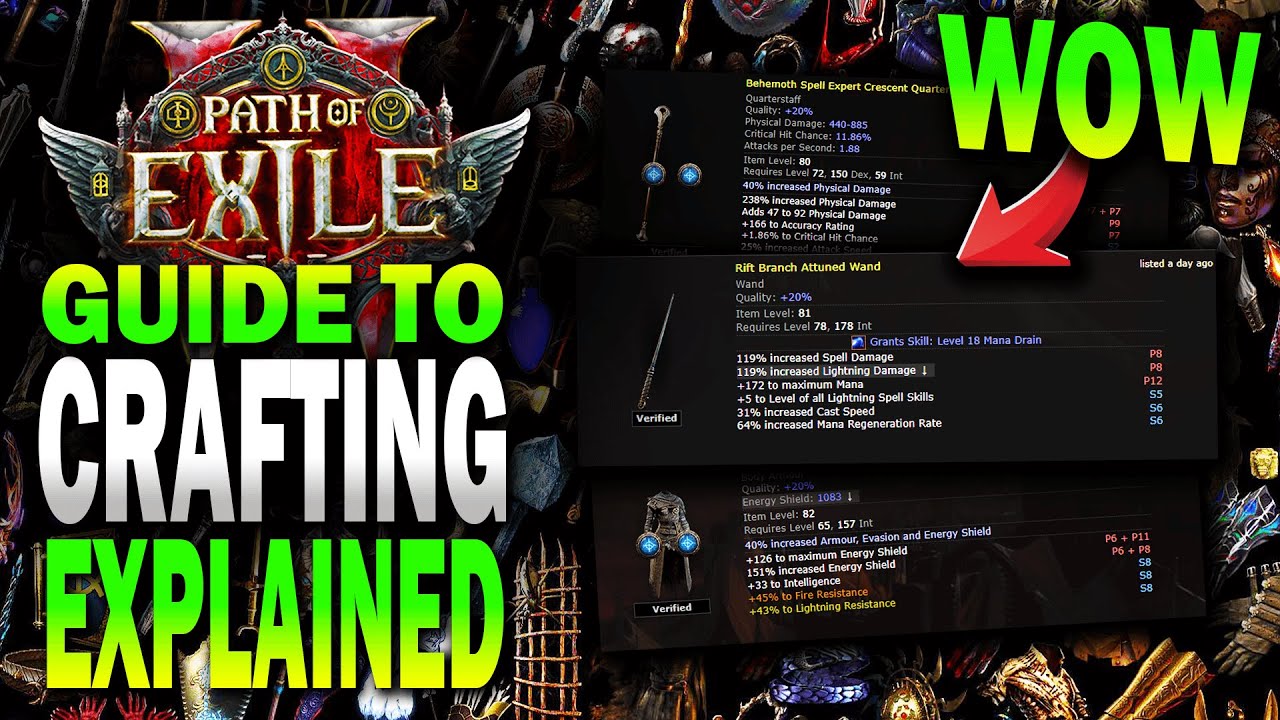 CRAFTING and EVERYTHING you need EXPLAINED! Path of Exiles 2 - YouTube