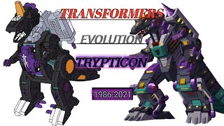 Trypticon Evolution In Cartoons And Video Games 1986-2021 Transformers