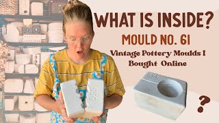 What is inside this Vintage Pottery Mould? Mould 61