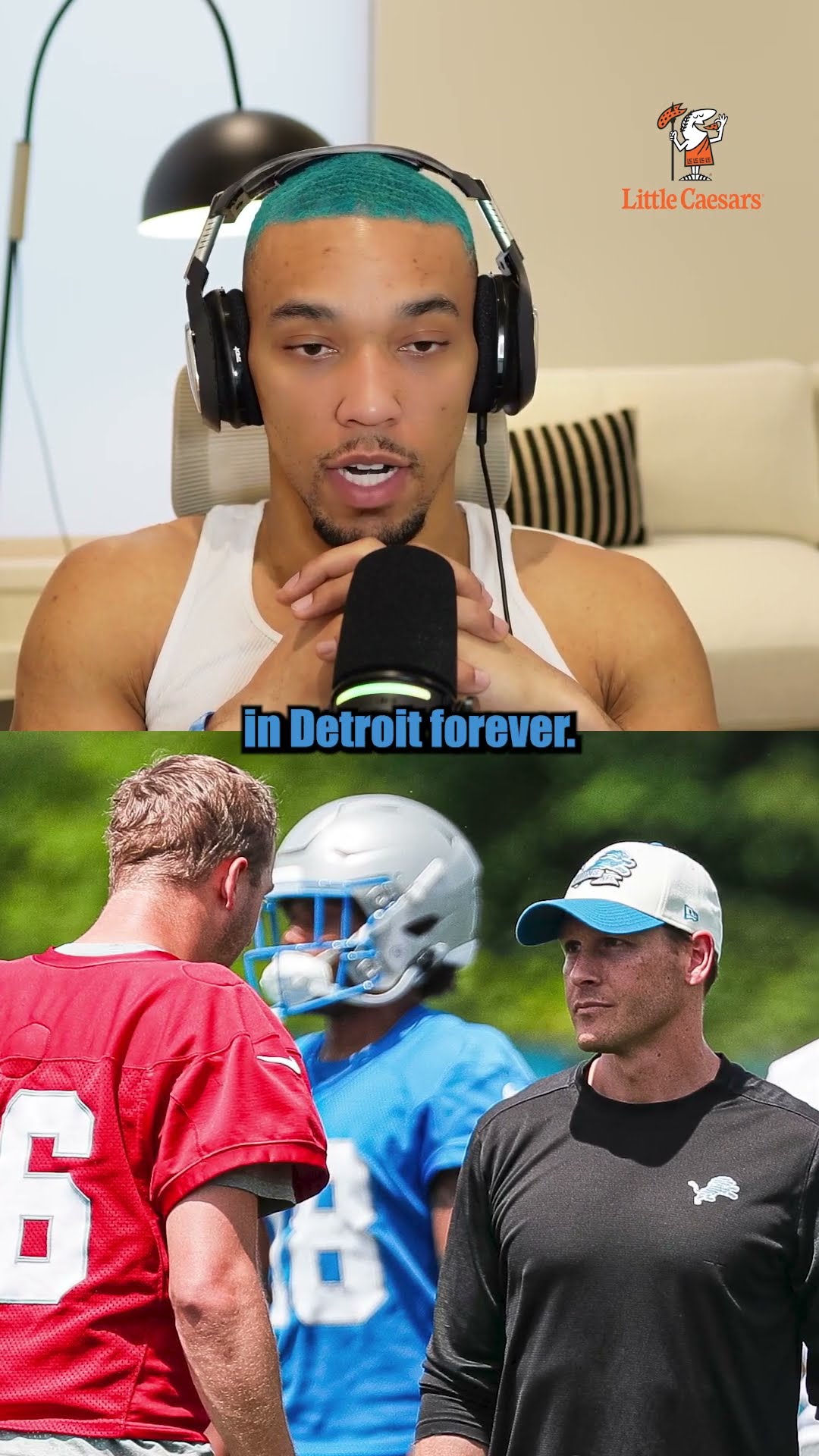 Amon-Ra St. Brown speaks on Ben Johnson leaving for the Chicago Bears ?️