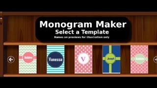 Monogram Maker App Monogram It iPhone App Review screenshot 2
