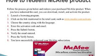 www.mcafee.com/activate - Enter your 25-digit activation code