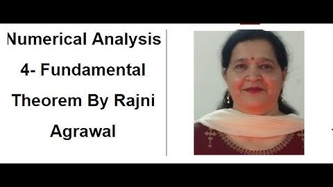 #4 Numerical Analysis fundamental theorem and solved Questions