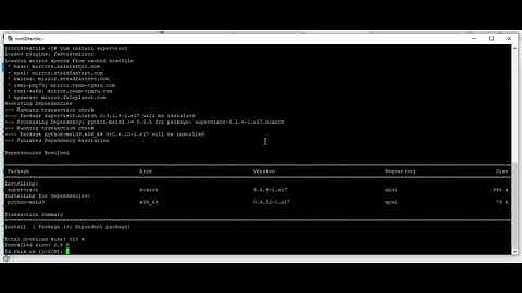 Supervisor install in Linux CentOS 7. Install