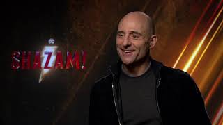SHAZAM! Movie interview with Mark Strong Dr Sivana, by DC World