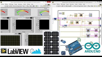 Solar panel data monitoring using Arduino and LabVIEW