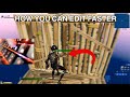 EDIT FASTER in only 10 Minutes in Fortnite..