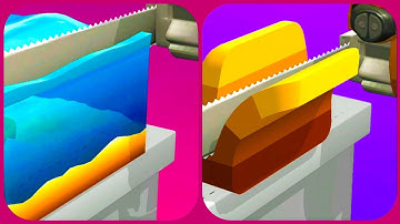 Very Satisfying ASMR Slicing Game - Relaxing Sounds - ASMR Gameplay