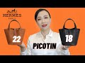 Hermes Picotin Size 18 VS 22 | Size, Price, Capacity And My thoughts