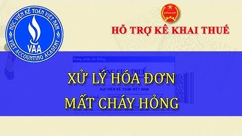 Thủ tục làm thong báo mất hóa đơn liên 2 năm 2024