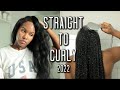 UPDATED STRAIGHT TO CURLY ROUTINE 2022