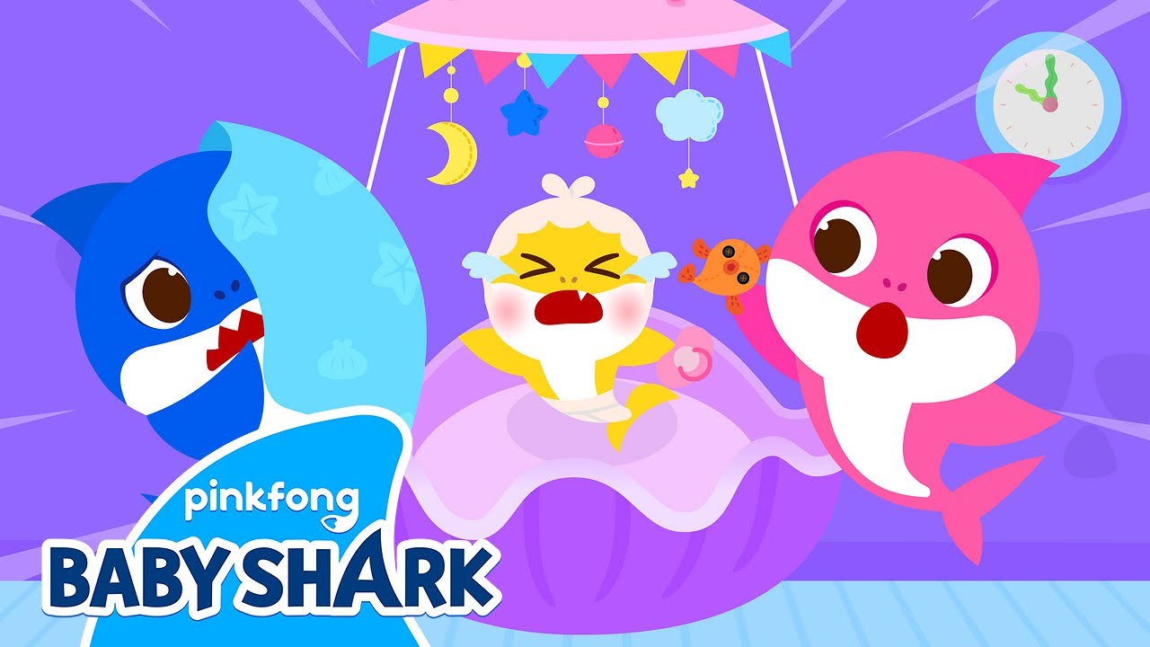 PINKFONG Babyshark Night Light with Melody for Baby Toddler Sleep