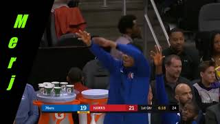 Boban Marjanovic drills his first NBA career 3-pointer!!! 24.3.2019