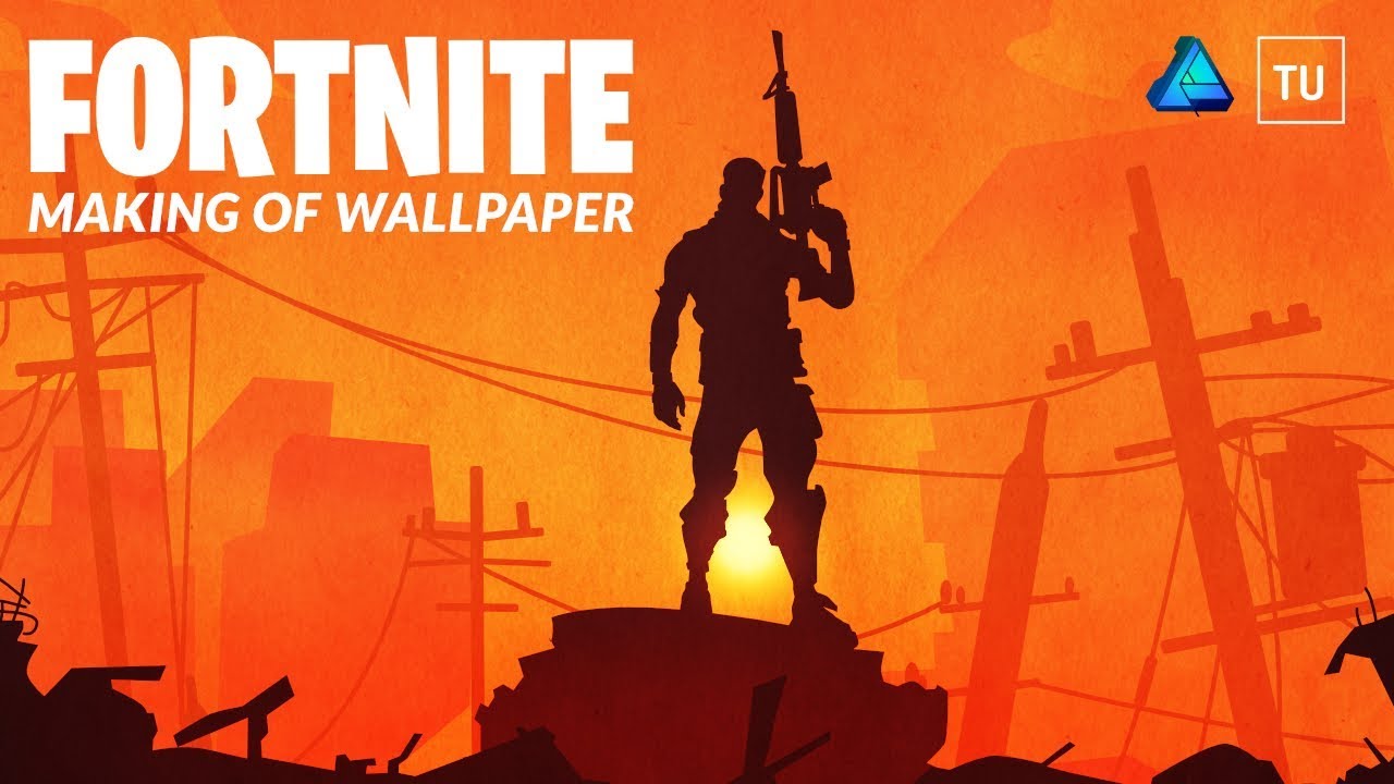 MAKING OF A FORTNITE WALLPAPER + FREE DOWNLOAD - affinity ...