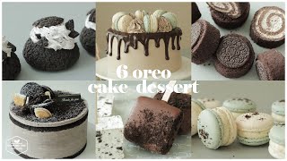Version 2! 6 Oreo Cake & Dessert Recipe | Roll cake, Macaron, Ice cream, Cream puff