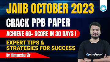 Crack PPB paper : Achieve 60+ Score in 30 Days! Expert Tips & Strategies for Success | Himanshu Sir