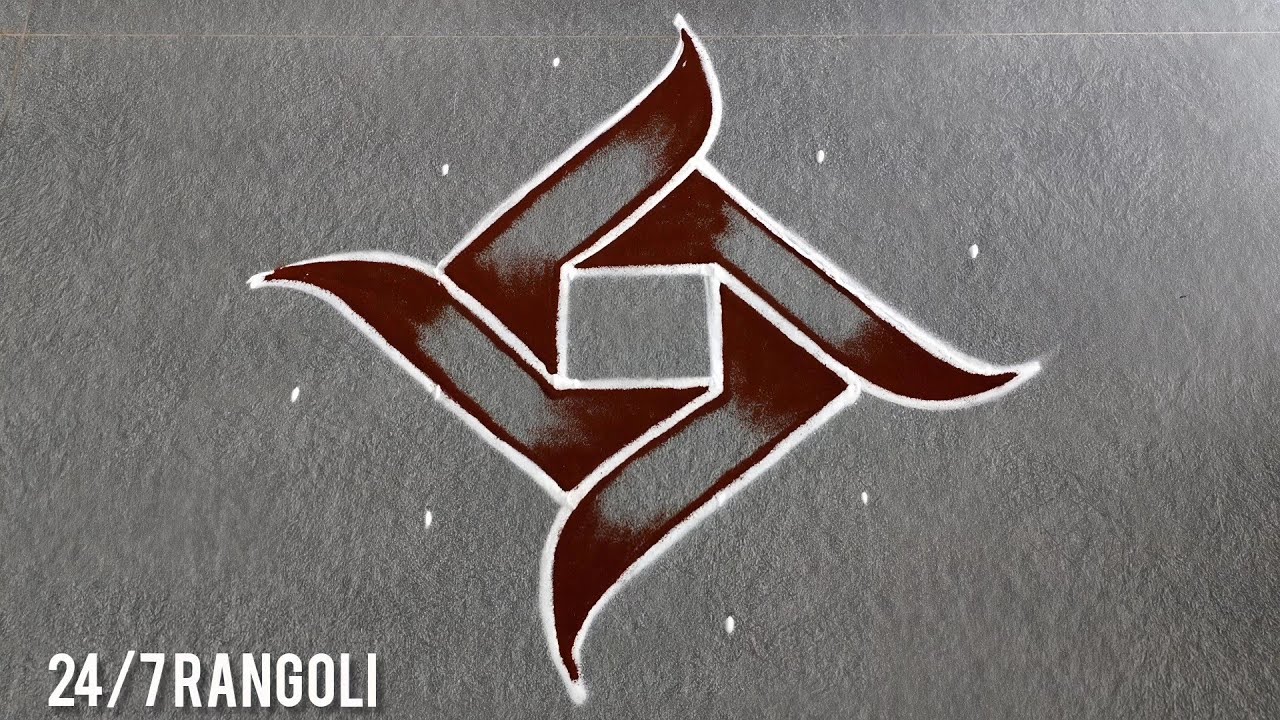 6x2 Dots Rangoli Designs 🌺 24/7 Rangoli 🪷 Easy Daily Muggulu 🌺 Festival Rangoli 2025 🌸 Small Kolam 🌺