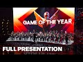 Game Awards 2023 Game of The Year Award Musical Performance and Full Presentation with Winner Speech