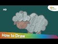 How To Draw Sheep | Easy Step By Step Drawing For Children | Shemaroo Kids Telugu