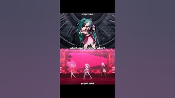 project diva vs. project sekai | #hatsunemiku #pjsk #projectsekai #projectdiva