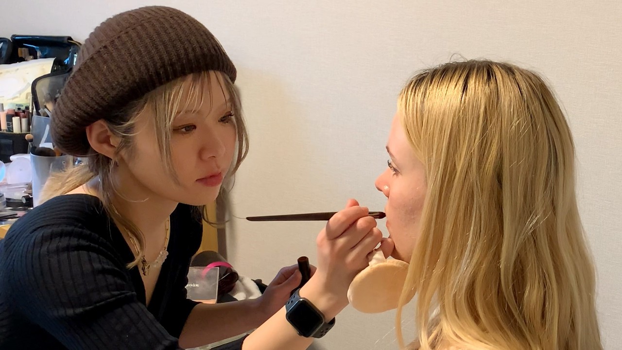 ASMR Japanese Glowy ‘Yuagari’ Makeup (Unintentional ASMR)