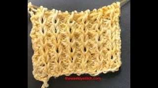 Chain Stitch Rib Knitting