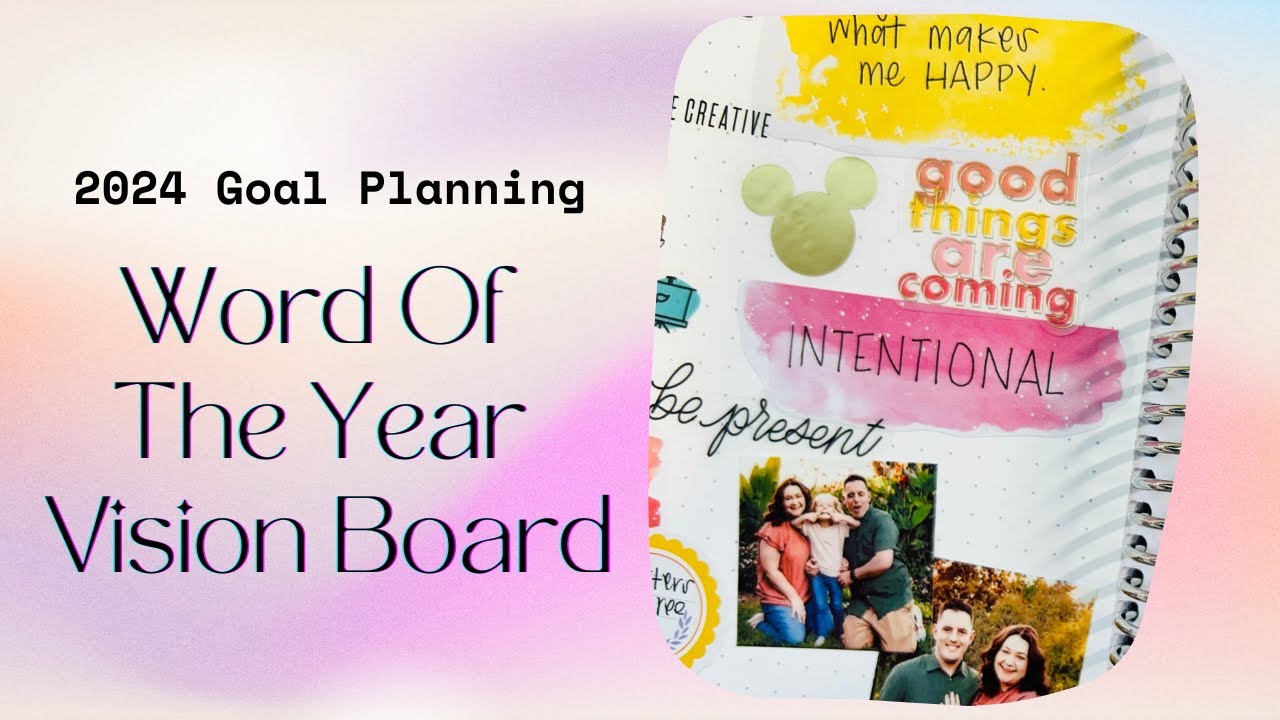 2024 Family Goal Setting Planner Create Your Family Vision Board, Set Family  Goals, Chose a Word of the Year and More 