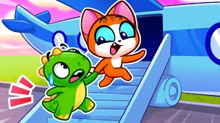 ✈️ Take Care of Pet on the Airplane ✈️ Safety Rules Stories for Kids by Purr Purr 😻