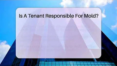 Is A Tenant Responsible For Mold? - CountyOffice.org