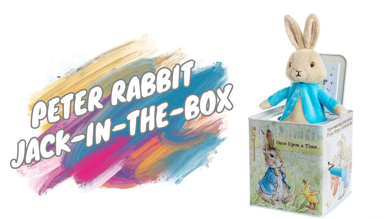 ピーターラビット Musical Jack In The Box オルゴール Peter Rabbit Jack-in-the-Box (Toy Review) - YouTube