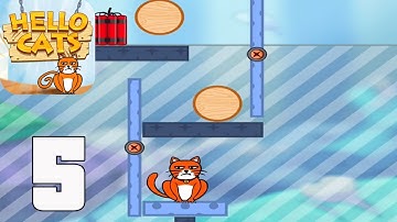 Hello Cats - Gameplay Walkthrough part 5 - Chapter 3 Level 82-95 (iOs, android)
