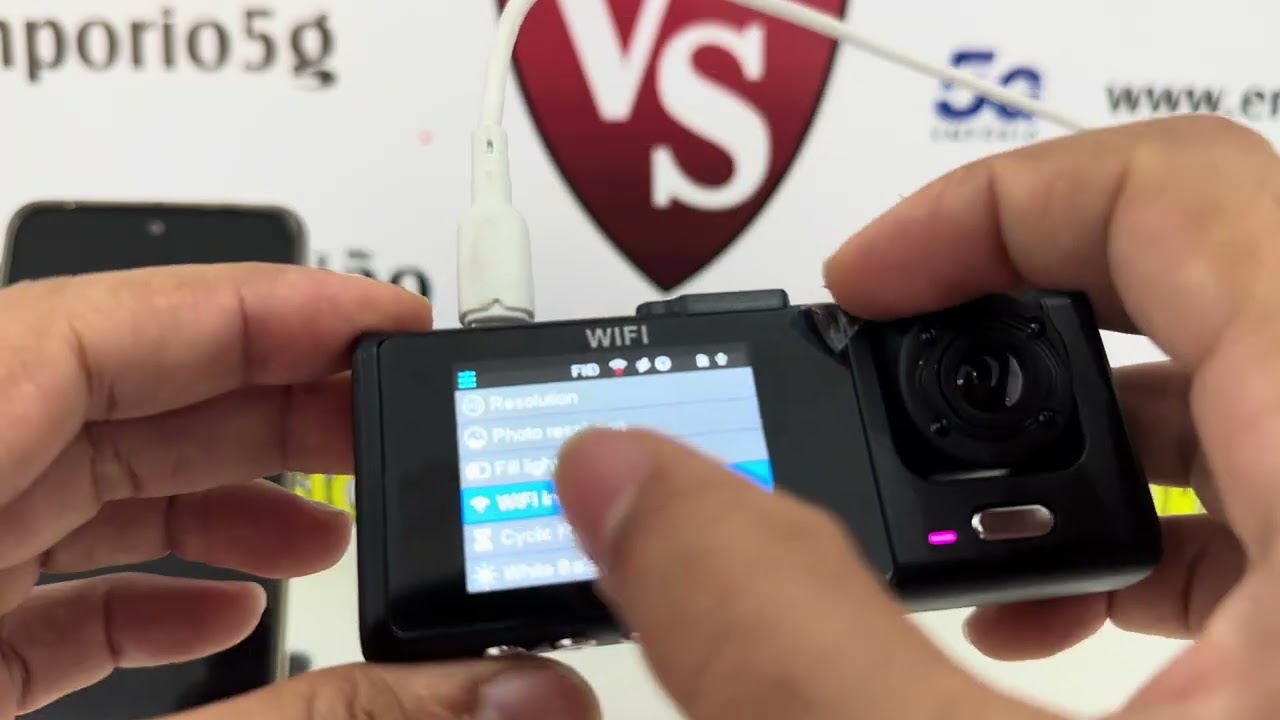 Configuração câmera veicular dual lente + rede Wi-Fi interna