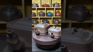 紫砂一廠大小《四方竹》